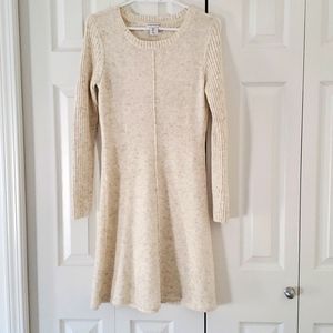 Sweater dress cream clour size S